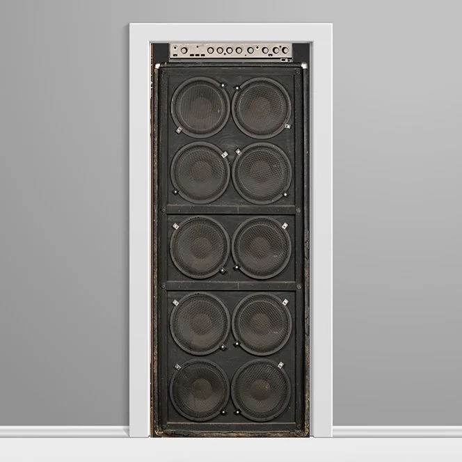 Amplified Speakers Door wrap